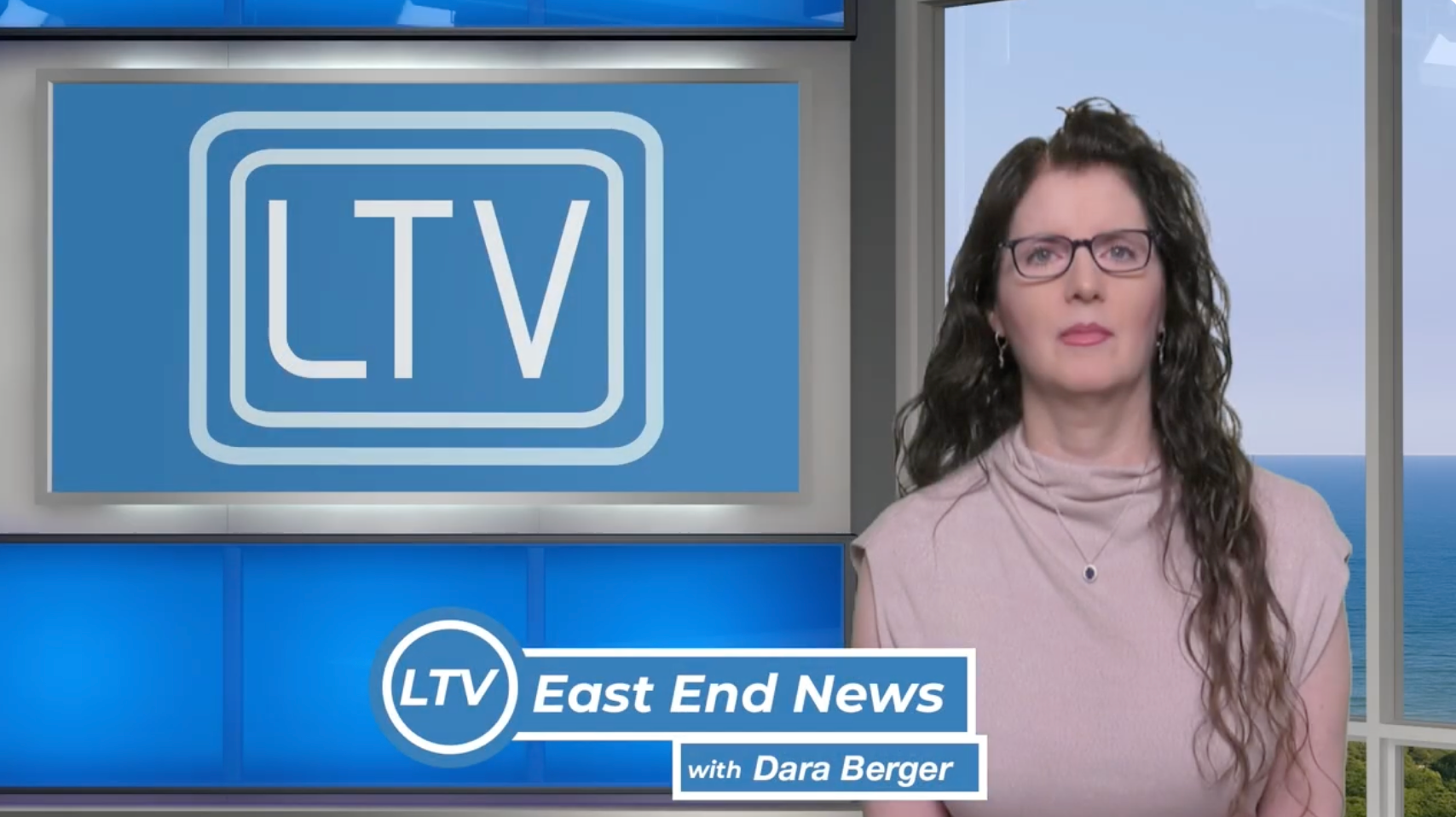 Dara Berger anchoring LTV East End News