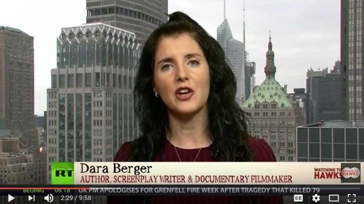 Dara Berger TV interview — author, screenplay writer and documentary filmmaker